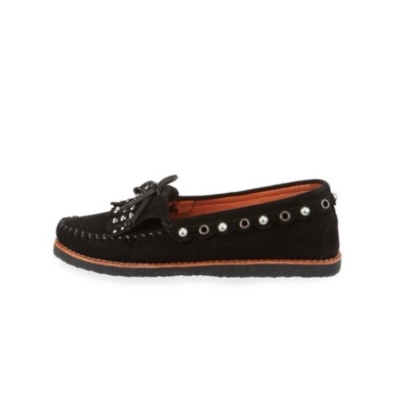 Coach Rocassin Suede Slipon Embellished Moc - Picture 4 of 12